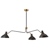 Charlton Large Triple Arm Chandelier